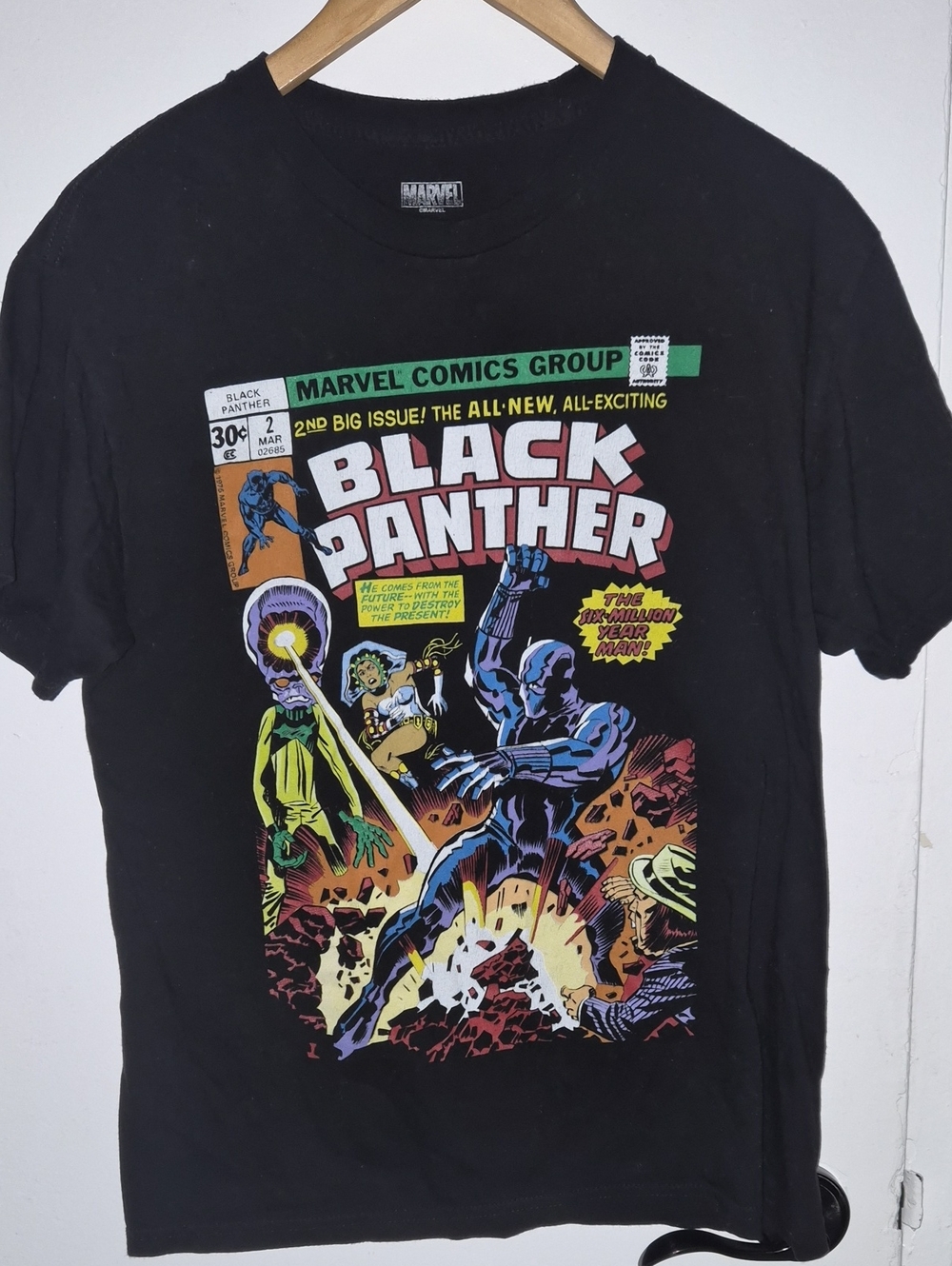 Marvel Black Panther Men's Graphic T-Shirt - Black
